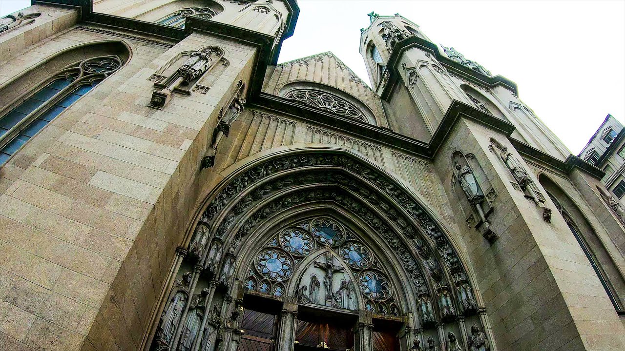 São Paulo, Brazil 🇧🇷 -  São Paulo Cathedral | Walking Tour 4k