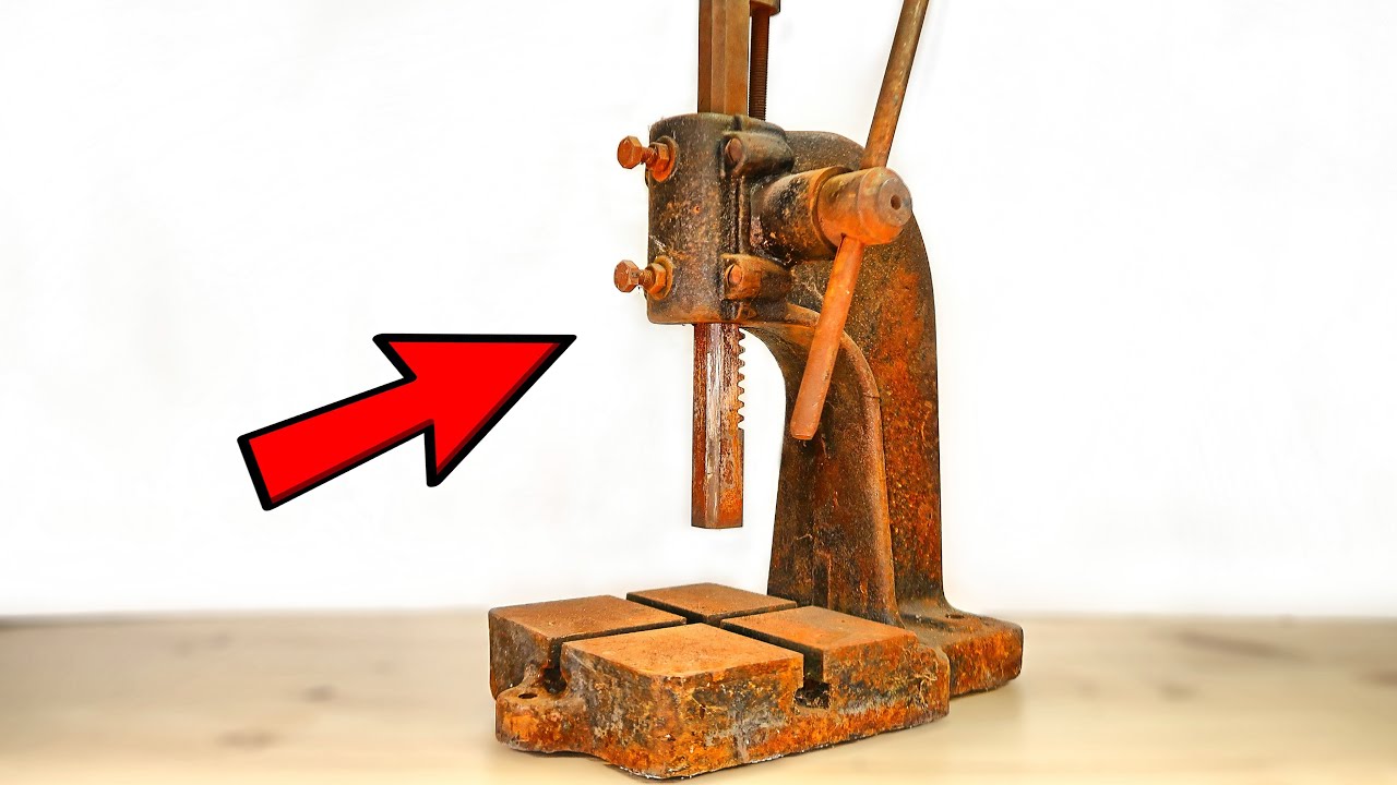 Very Rusted Press Restoration