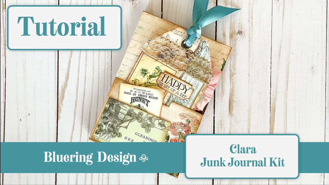 Clara Junk Journal Writing Folio Kit Tutorial