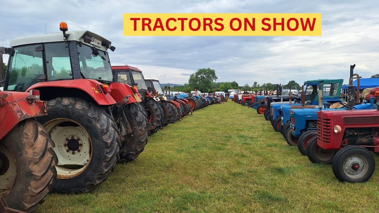 CLASSIC TRACTORS ON SHOW AT THE MUCH MARCLE STEAM RALLY 2025