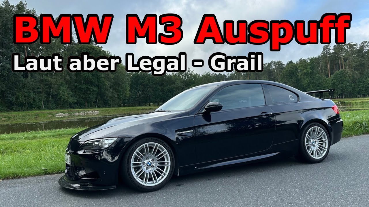 NEUER AUSPUFF BMW M3 E92 | Laut & Legal Grail  ❤️