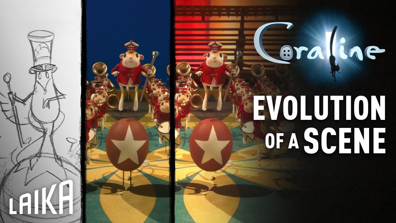 Evolution of a Scene: ”Other Bobinsky’s Jumping Mouse Circus“ – Coraline | LAIKA Studios