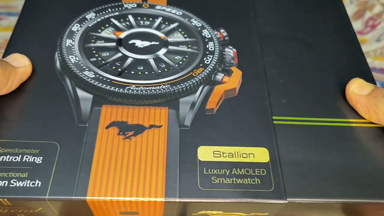 Unboxing of goboult mustang edition watch 