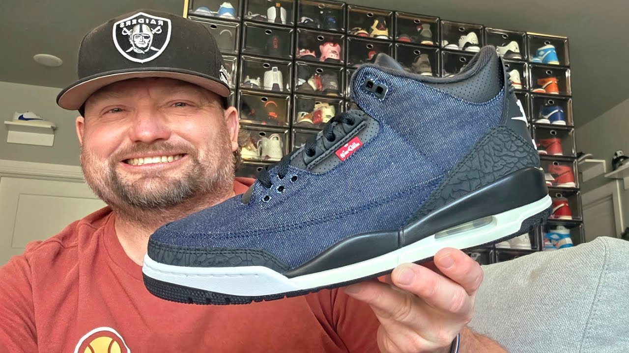 2026 JORDAN RETRO 3 INDIGO DENIM LEVI'S NO MOLD REVIEW!!!SHOEKING23.ORG WHATSAPP +8613959595261