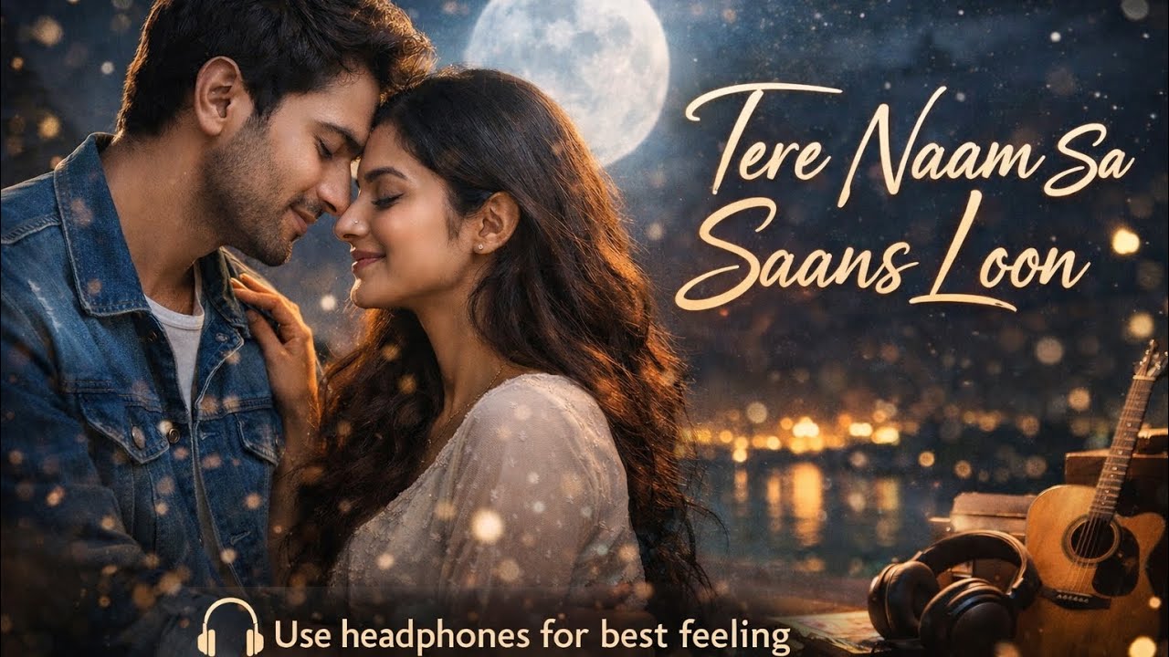 Tere Naam Sa Saans Loon ❤️ | Romantic Hindi Lofi Song | Use Headphones 🎧 #nightlofi #romanticsong 