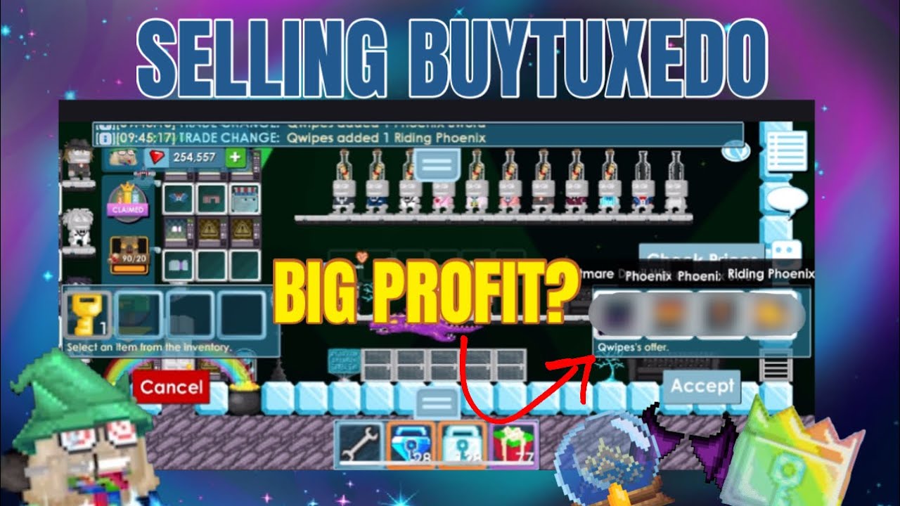 140BGL до 260BGL 😱| ПОКУПКА/ПРОДАЖА BUYTUXEDO 👔 | Growtopia