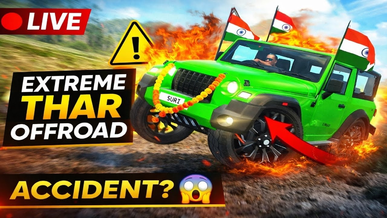 LIVE 🔴 Indian Modified THAR 2026 🔥 Extreme Off-Road Live | King of Jungle Ya Total Crash?