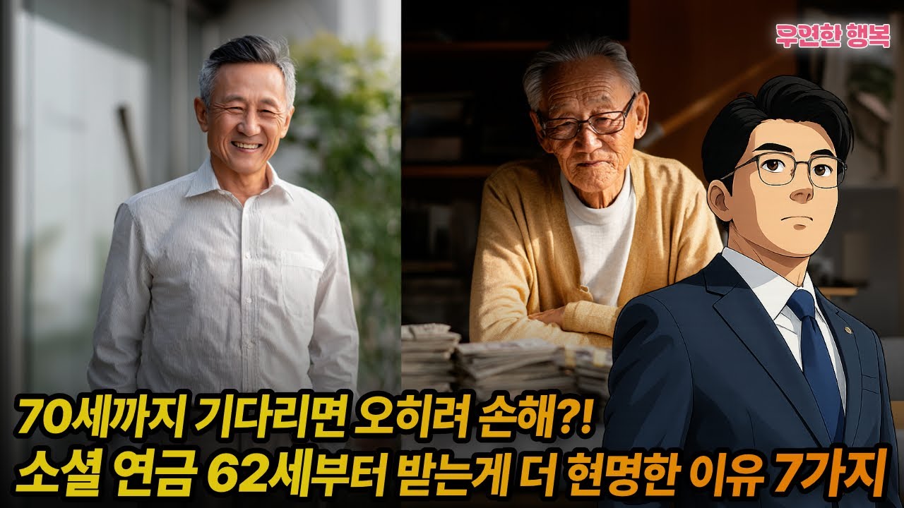 💰70세까지 기다리면 오히려 손해?! 소셜 시큐리티 62세부터 받는게 '더 현명한' 이유 7가지