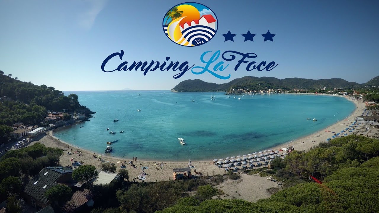 Camping La Foce Isola d'Elba Spiaggia di Campo nell'Elba - Video Aziendale - Drone 4K