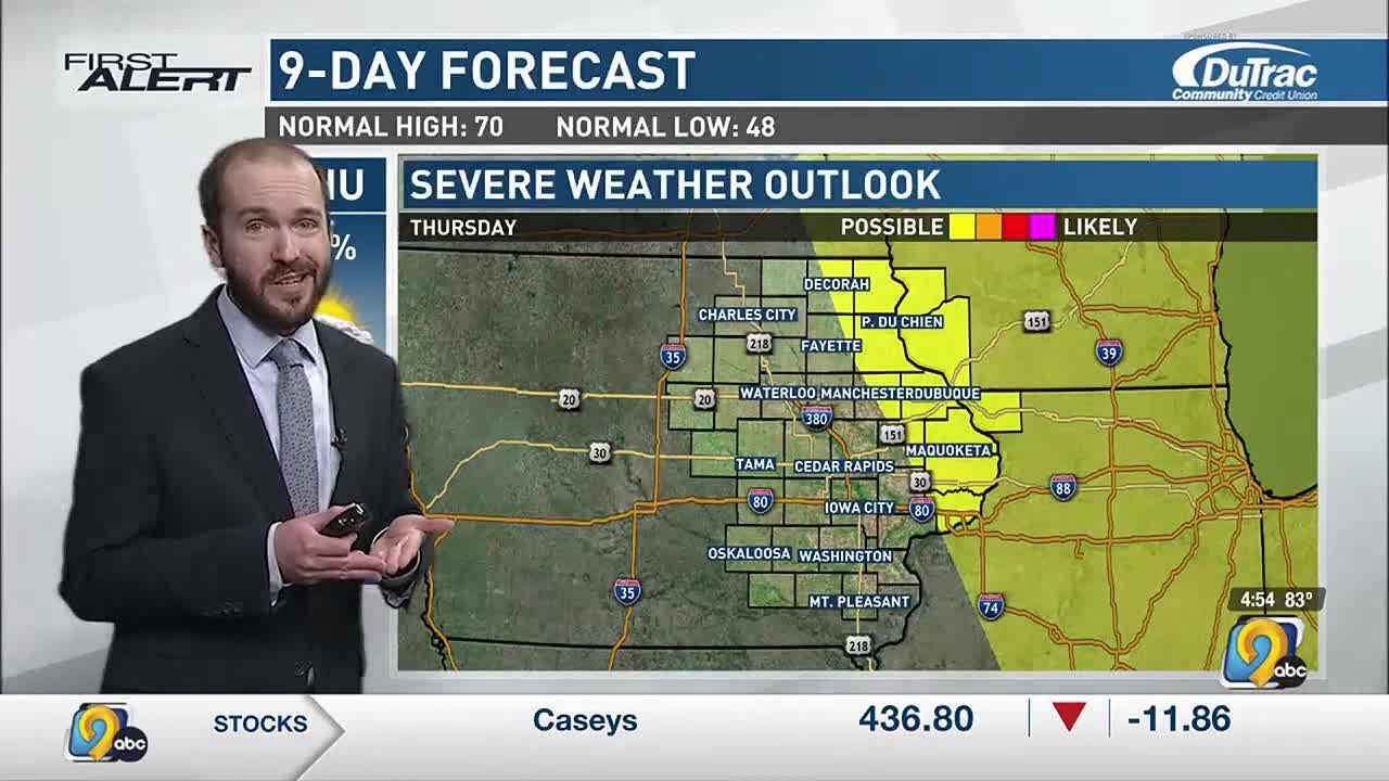 First Alert: Weather Now - The Next Nine for Monday, May 12