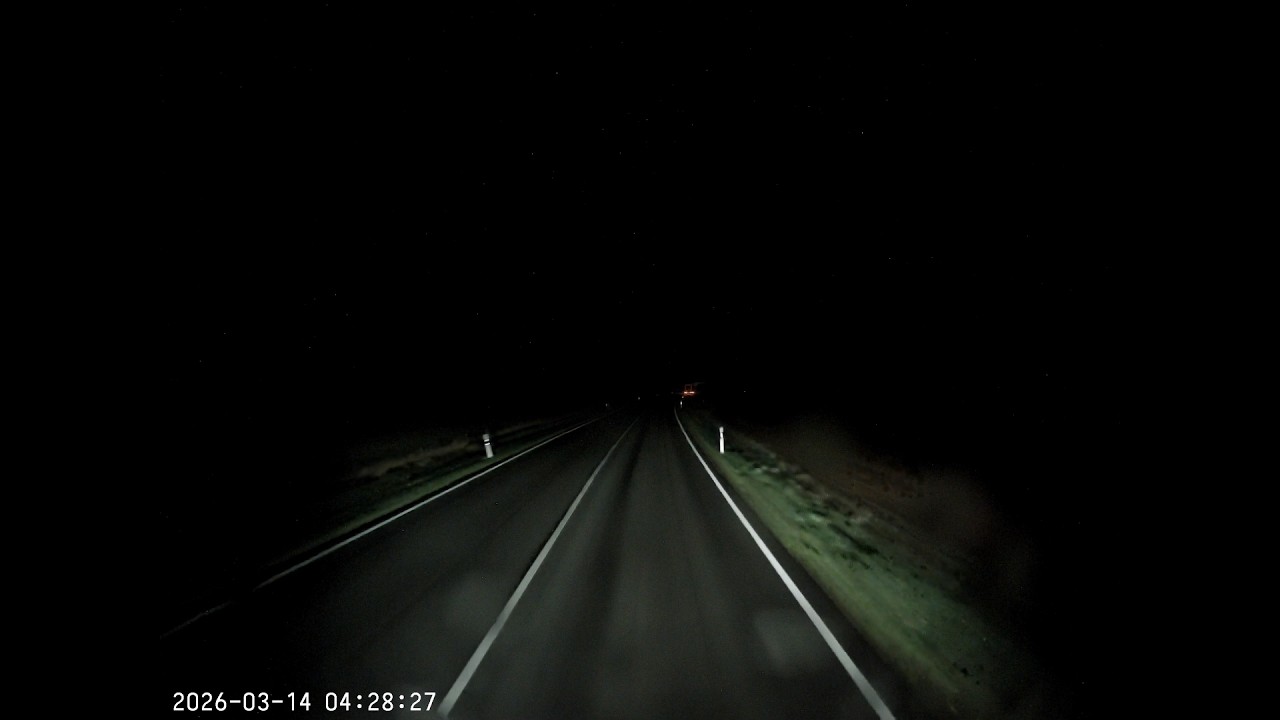 Night Drive ASMR | Empty Autobahn | Rain & Engine Sounds