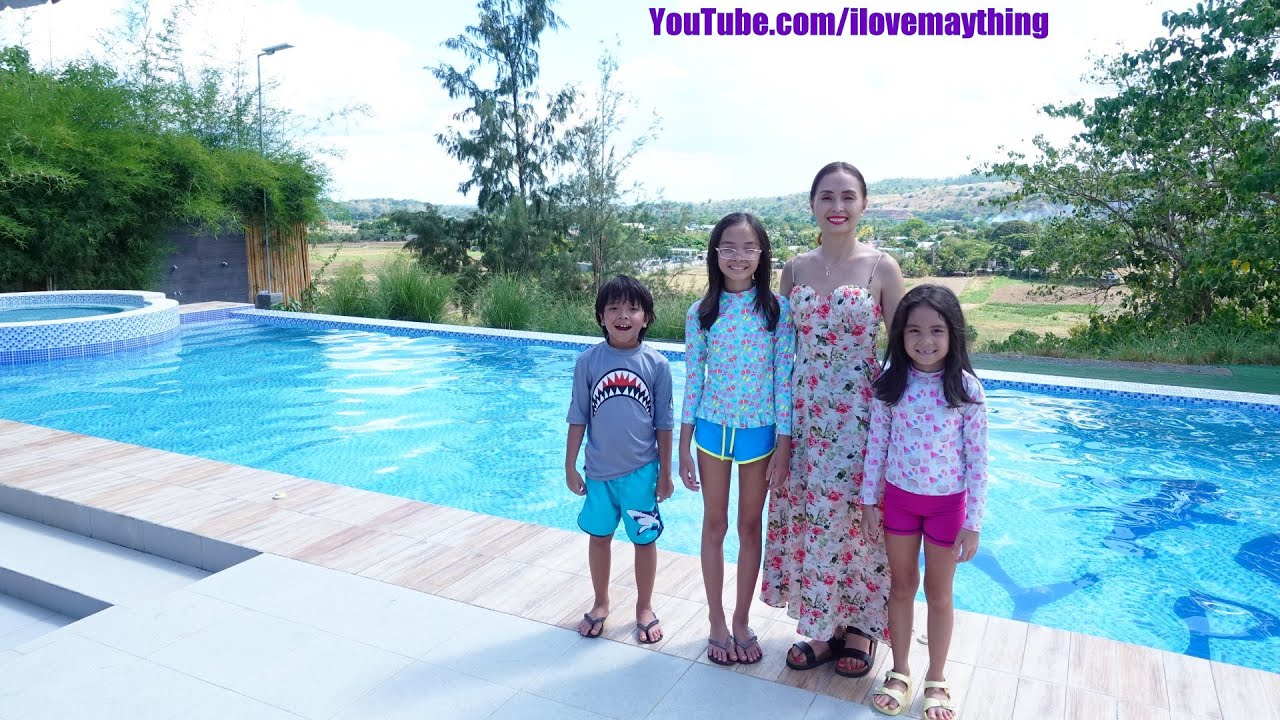 Our Family's Fun Swimming Adventure Day! Swimming Pool Water Playtime Day with Hulyan and Maya 2023