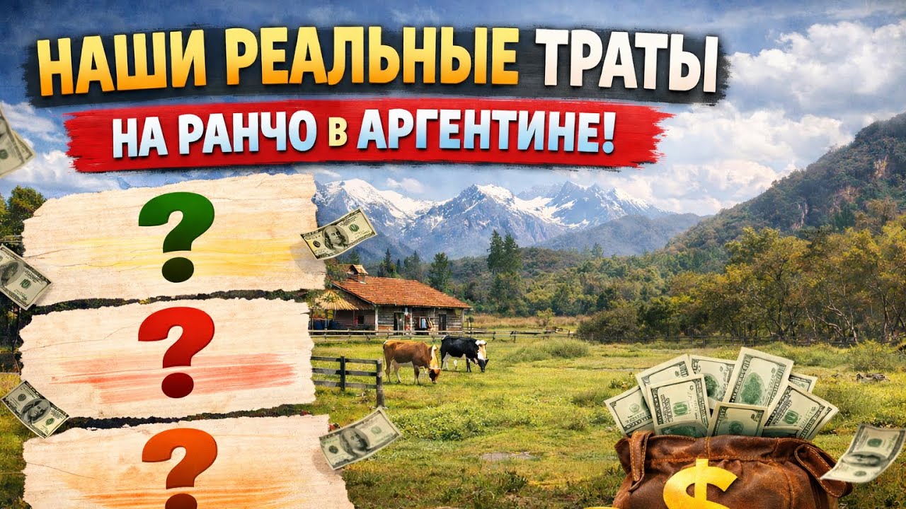 Наши реальные траты на ранчо в Аргентине 