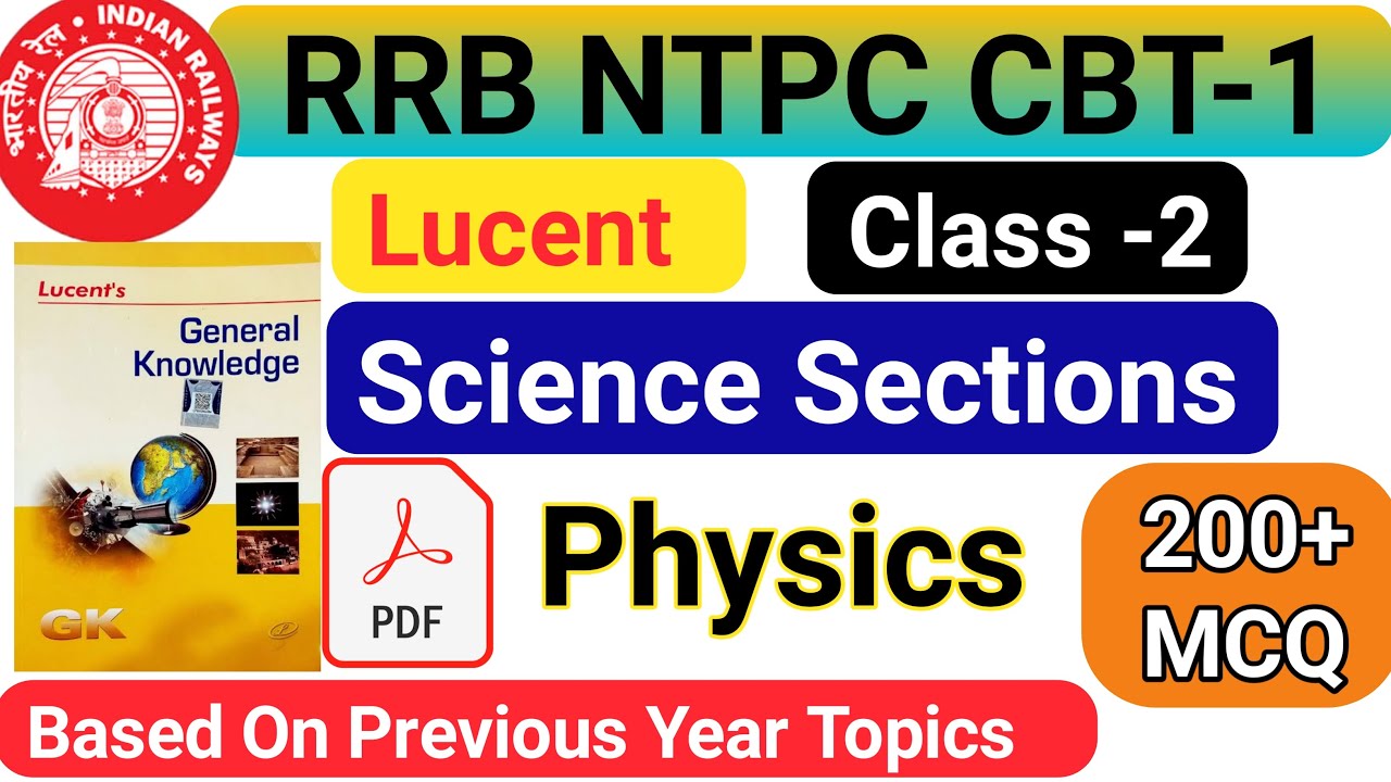 RRB NTPC | STENO | SSC EXAM | Physics Most Expected Best 200 MCQ Part -2 | By SSC CRACKERS