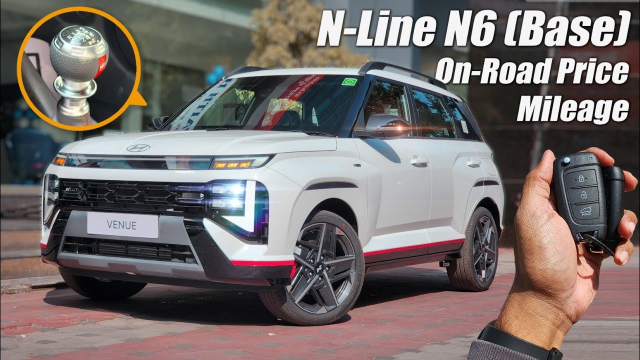 Hyundai Venue N-Line Base N6 с прайс-листом On Road, звуком выхлопа и пробегом