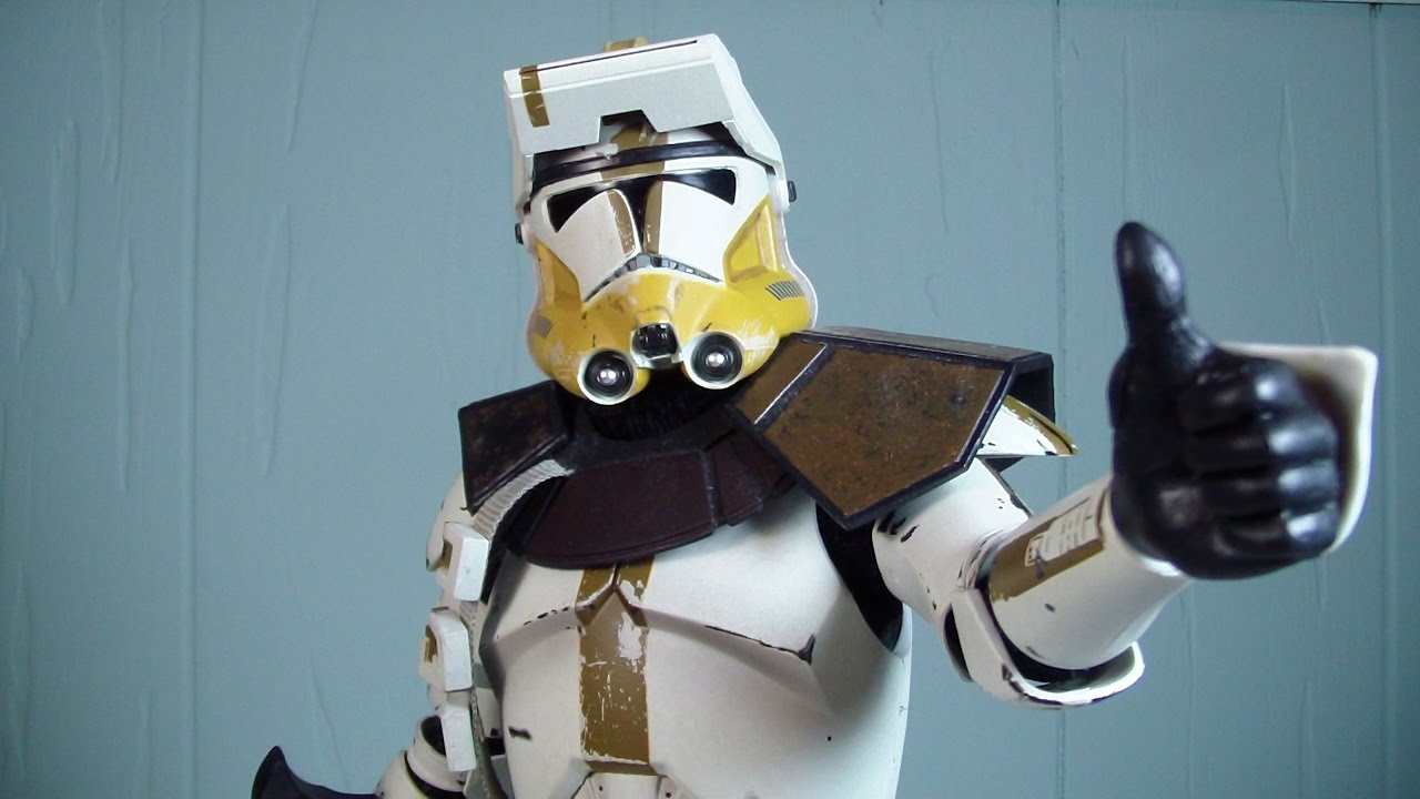 SideShow Collectibles (Militaries Of Star Wars) 1/6 Scale Clone Commander BLY Review