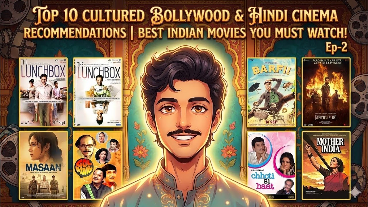 Top 10 Cultured Bollywood & Hindi Cinema Recommendations | Best Indian Movies You Must Watch! Ep-2