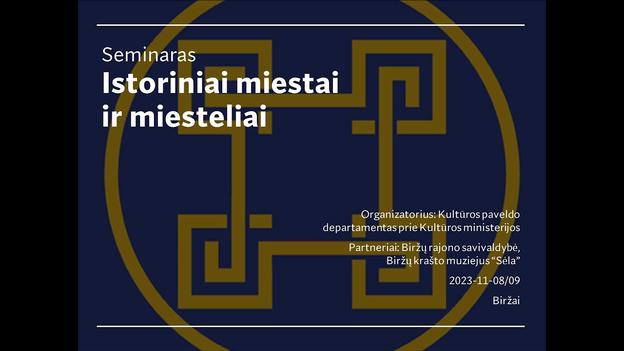 Cultural heritage in the context of population shrinkage: a case study of Valga town I Jiř&iacute; Tintěra