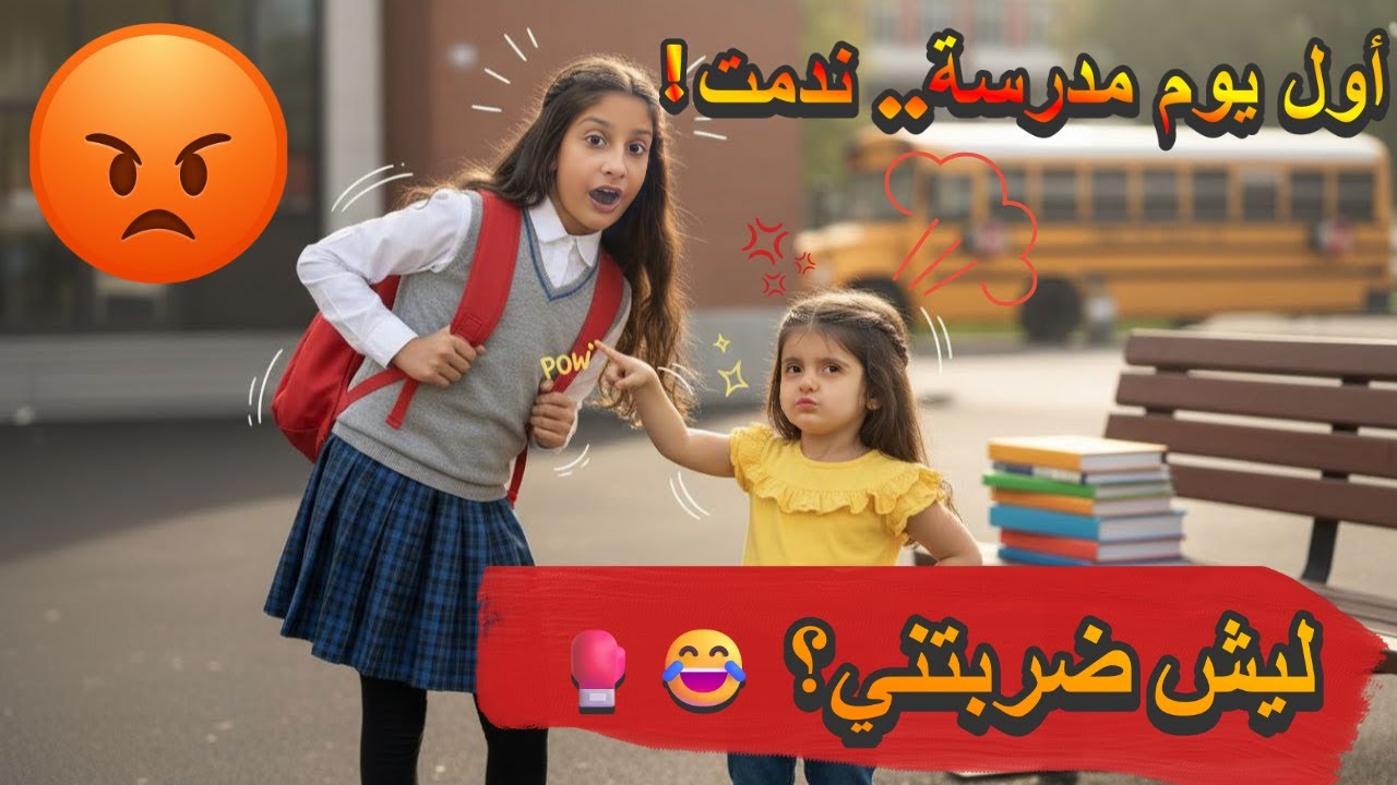 روتين الرجوع للمدرسة بعد العطلة 📚: كنانة رفضت ترجع مع أختها وكارولين انتقمت! 🔥
