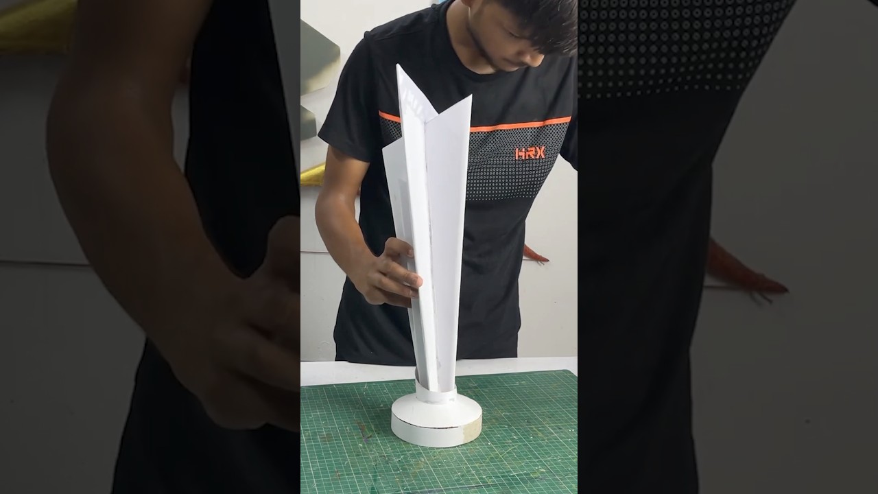 How to make T20 Cricket World Cup Trophy