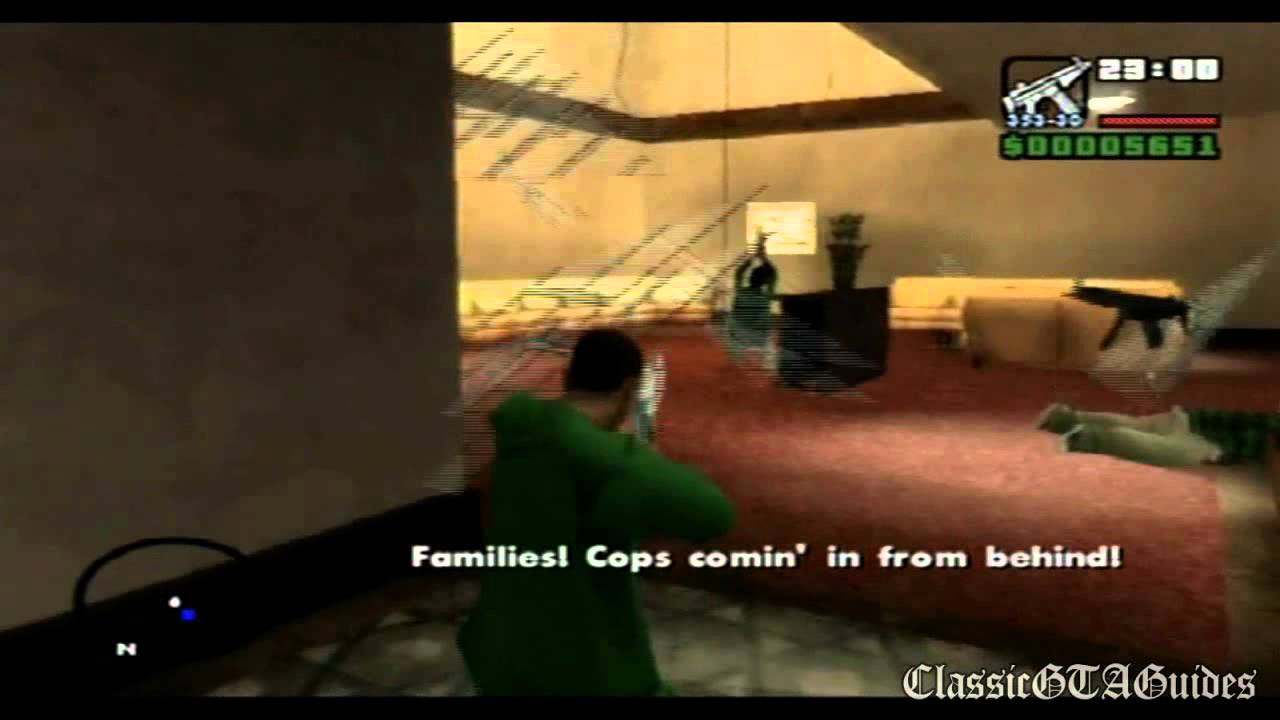 GTA: San Andreas: Mission 27 - Reuniting the Family (PS2)