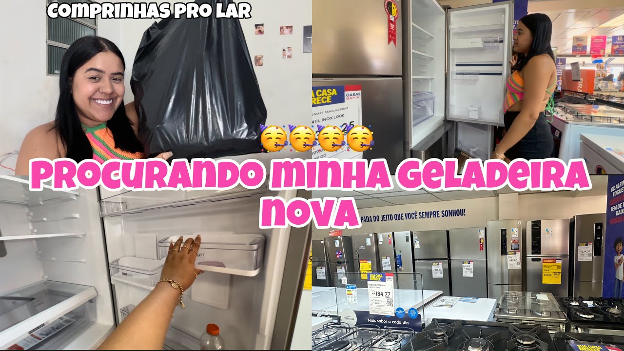 PROCURANDO MINHA GELADEIRA NOVA + COMPRINHAS ❤️🏡🙌🏼