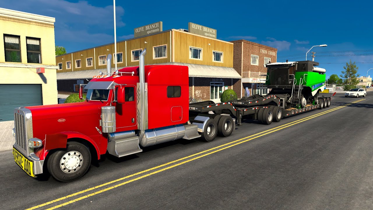 Relaxing Short Haul in Nevada | ATS 1.56 | Peterbilt 389 | Harvester Cargo
