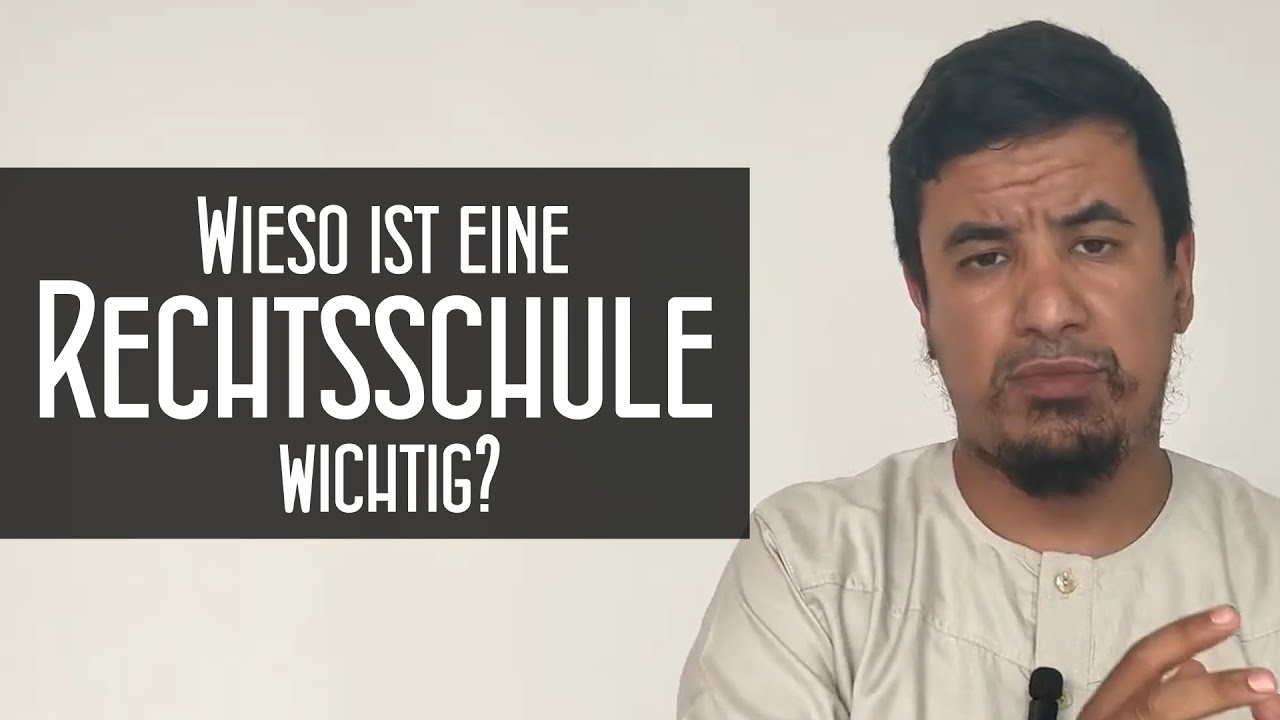 Wieso ist eine Rechtsschule wichtig? Abu Rumaisa
