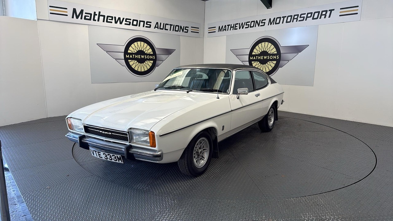 Ford Capri II 3000 GHIA 1974 года выпуска | Mathewsons Classic Cars | Аукцион: 15, 16 и 17 апреля...