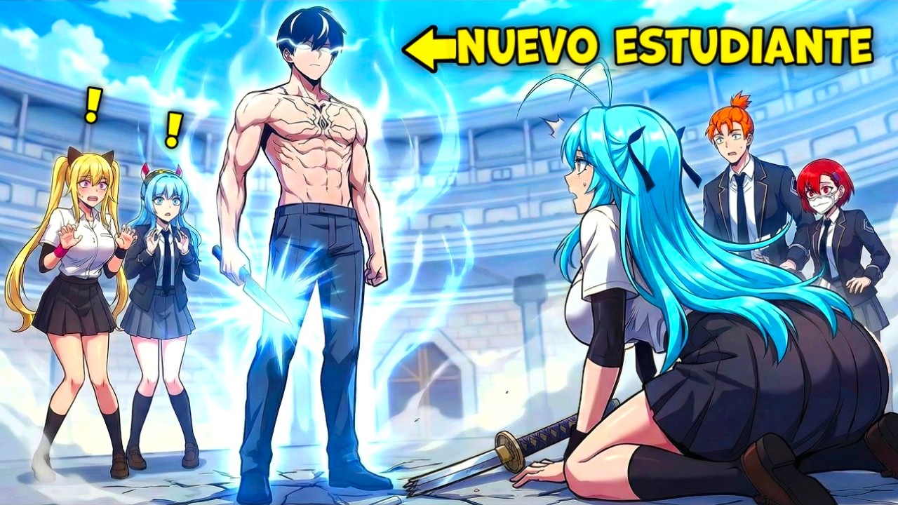 Es Divinamente Fuerte en la Academia Usando Solo un Cuchillo!