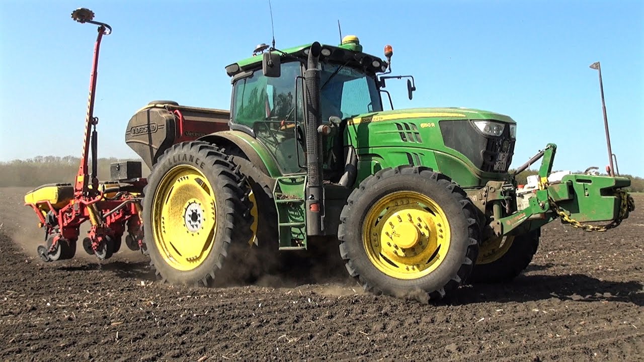 Kukurica vetés 2017 - John Deere 6150R + Vaderstad Tempo T  |  Maïszaaien