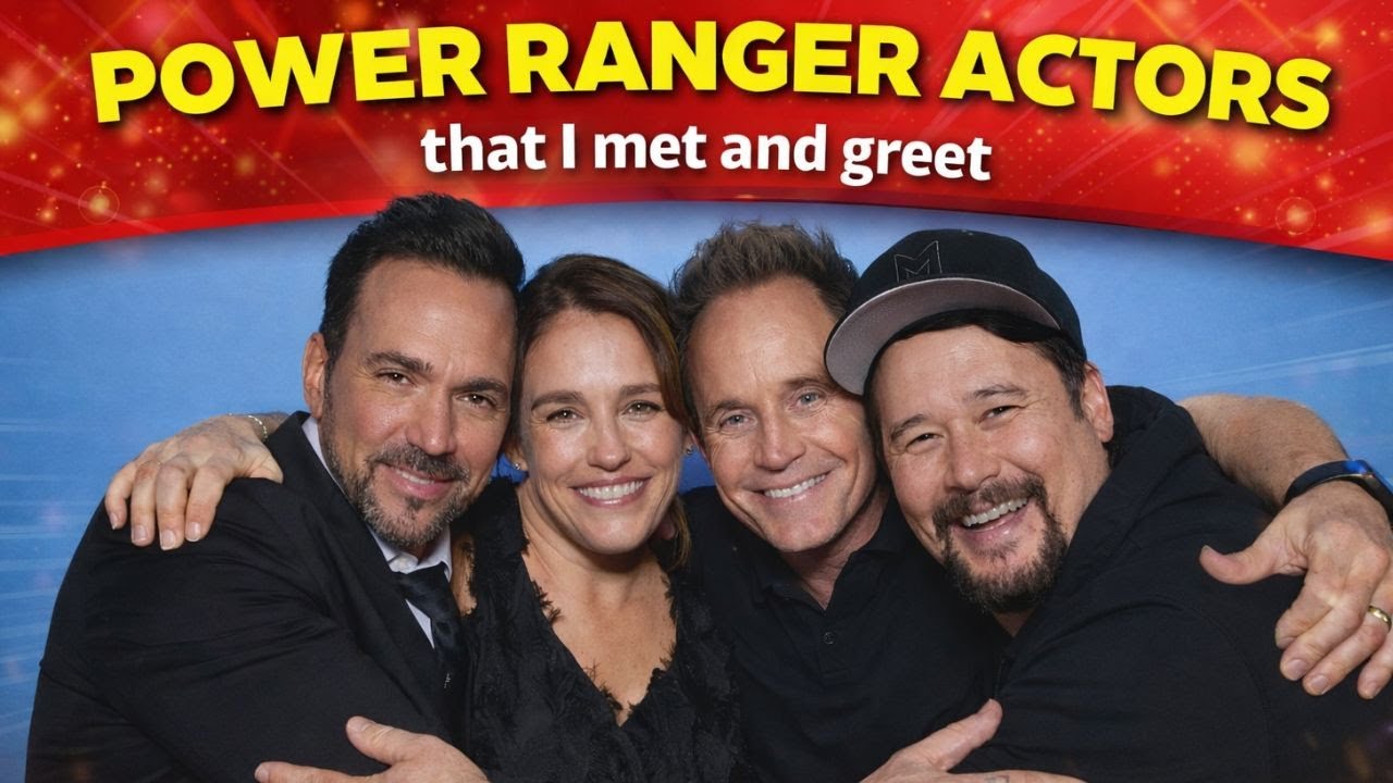 I talk about power ranger that I meet and greet!