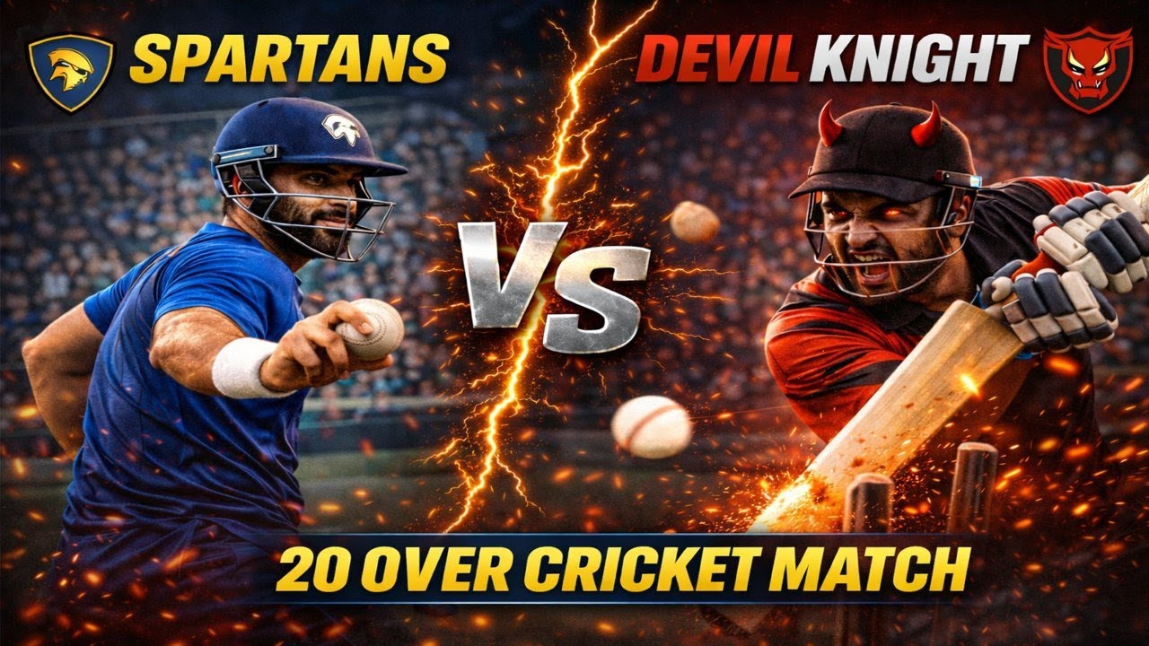 Every Run Mattered | Spartan vs Devil Knight 20 Over Clash 😤