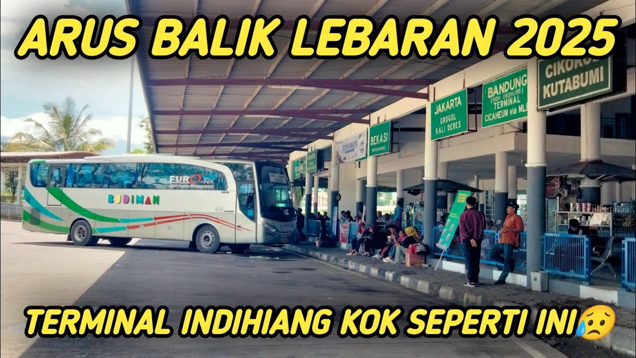 Terminal indihiang tasik kok seperti ini.???😥😥 Di saat musim ramai arus balik lebaran 2025