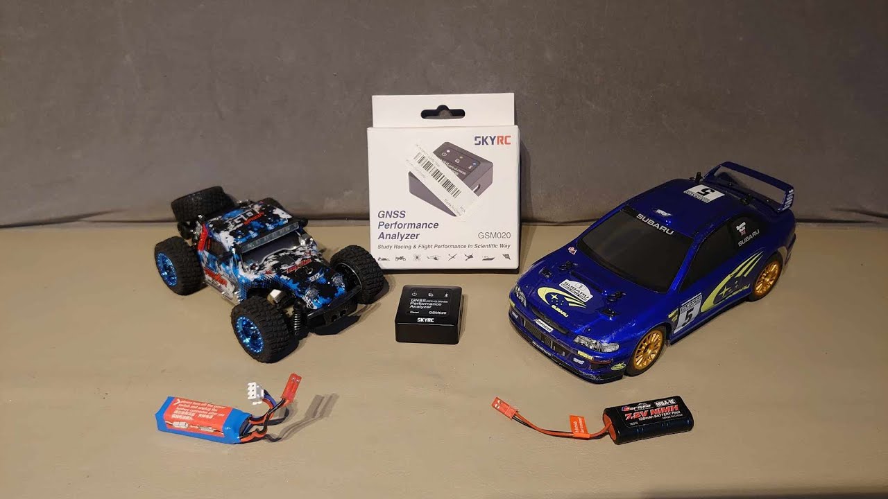 SkyRC GSM020 GNSS Performance Analyzer (Unboxing/Review) + Speed Runs WLToys 284161 & Carisma GT24