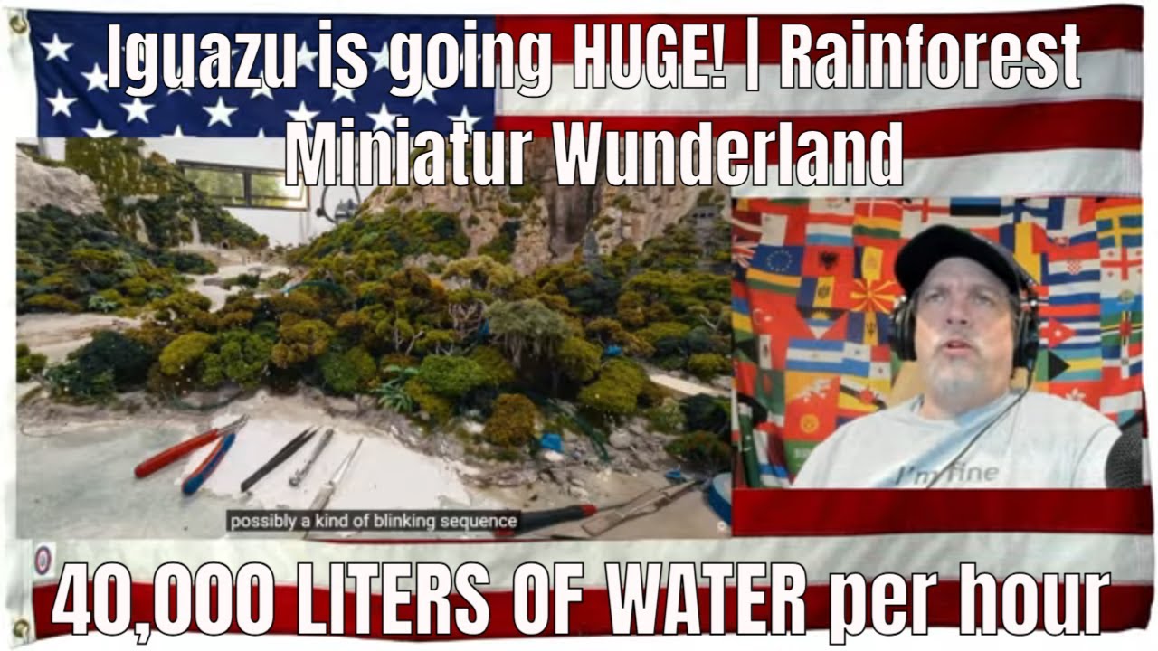 40,000 LITERS OF WATER per hour: Iguazu is going HUGE! | Rainforest  Miniatur Wunderland - REACTION