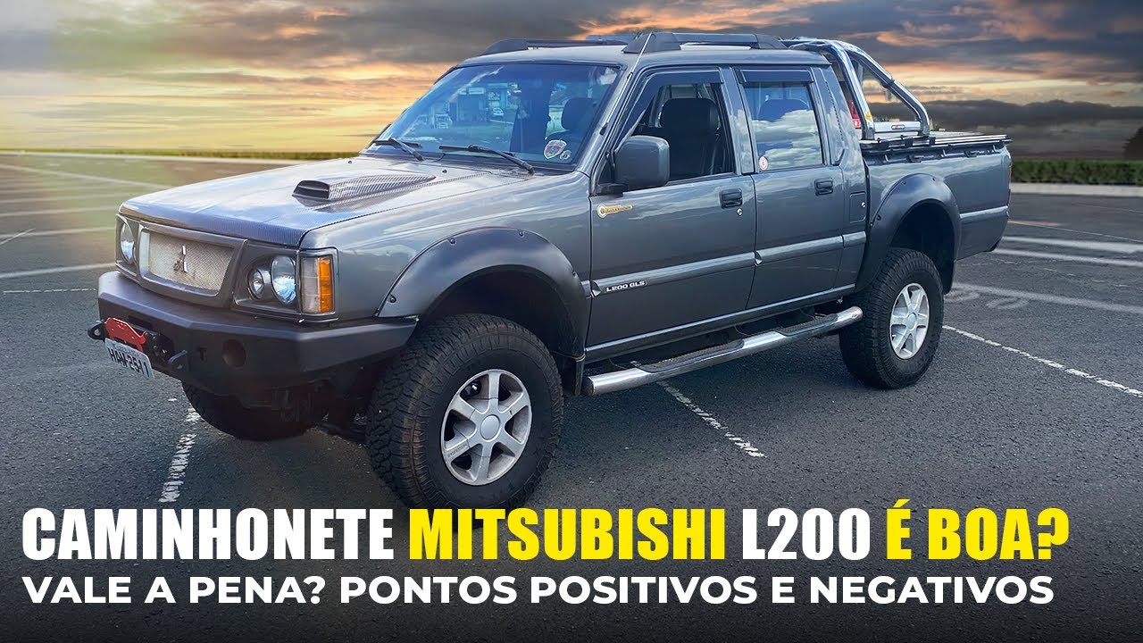 Caminhonete Mitsubishi L200 GLS Antiga é boa? Opinião do Dono com Pontos Positivos e Negativos