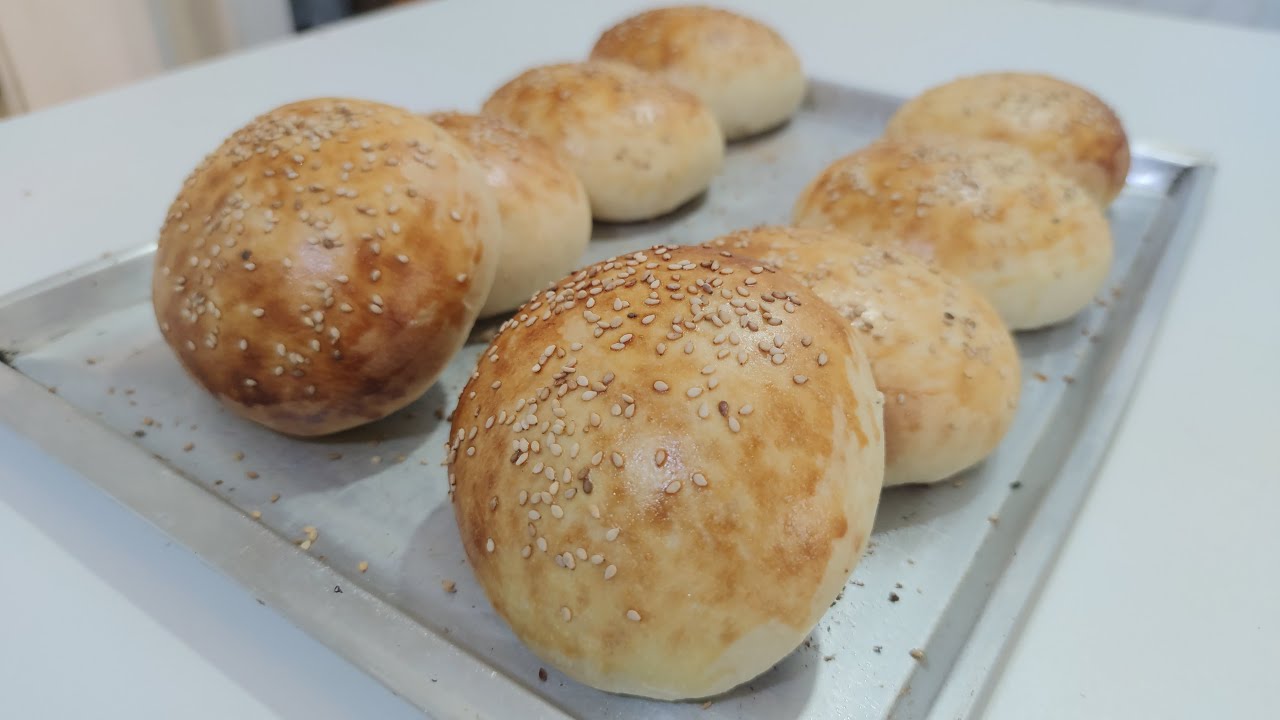 Salgado hambúrguer de lanchonete simples