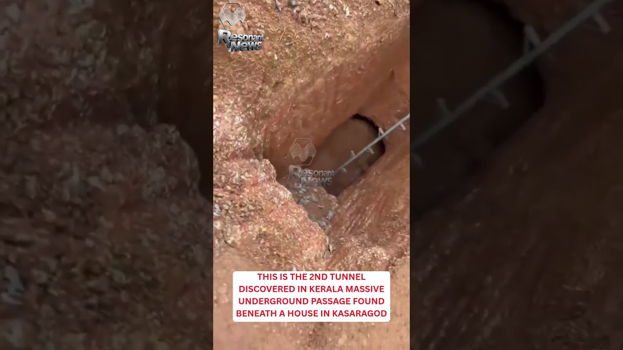 🔴This is the 2nd tunnel discovered in Kerala Massive underground passage found beneath house
