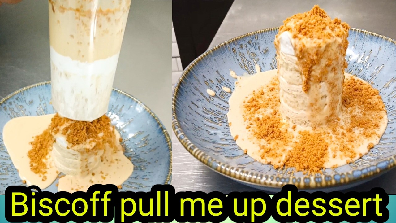 Biscoff pull me up dessert recipe  How to make Eggless dessert
