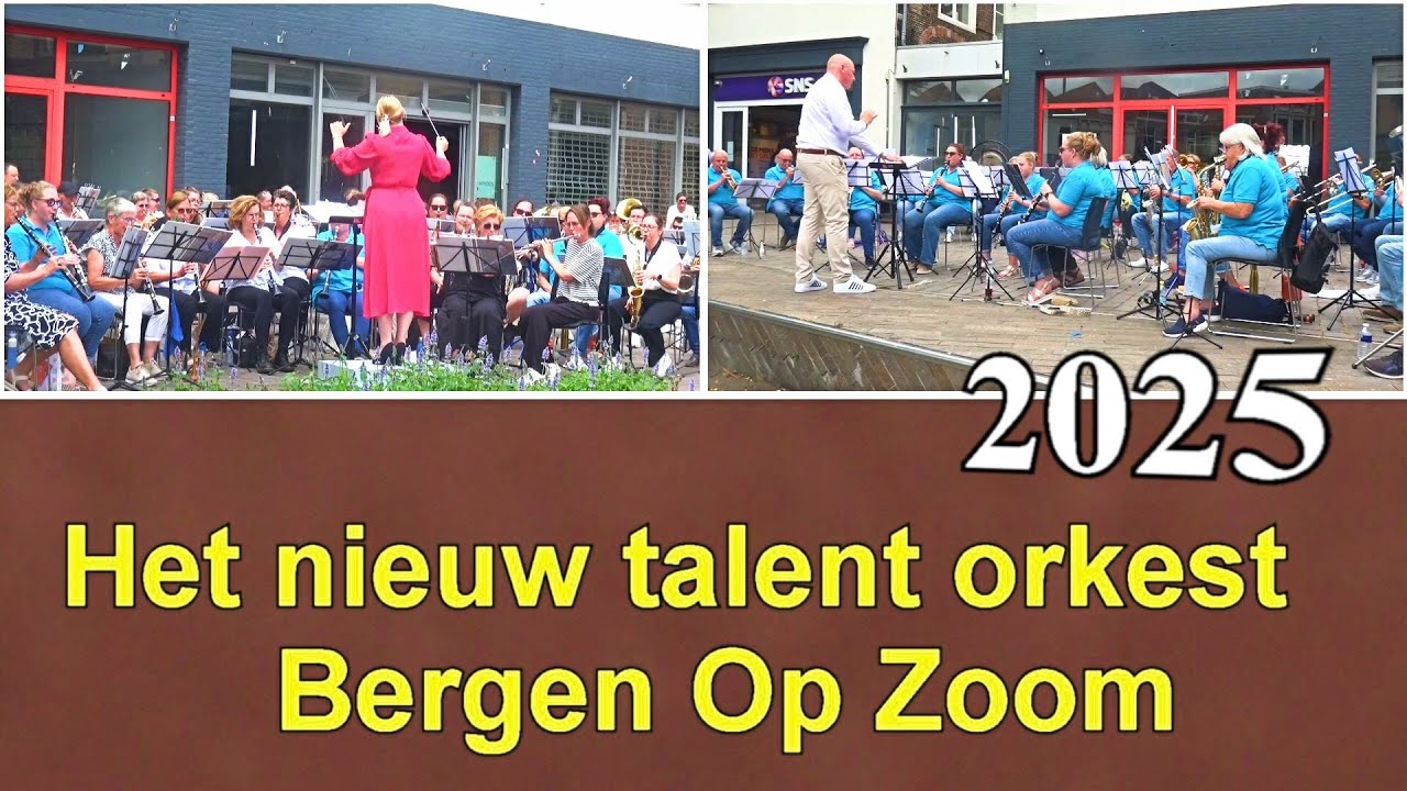 ( met geluid ) Het Nieuw Talent Orkest 2025 Bergen op Zoom #pascalboz