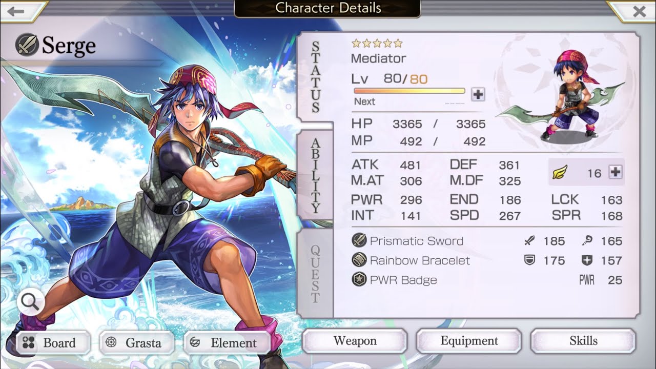 Another Eden 2.10.200 AE/Chrono Cross Symphony Complex Dream Serge 5* Review, Skills & Gameplay!