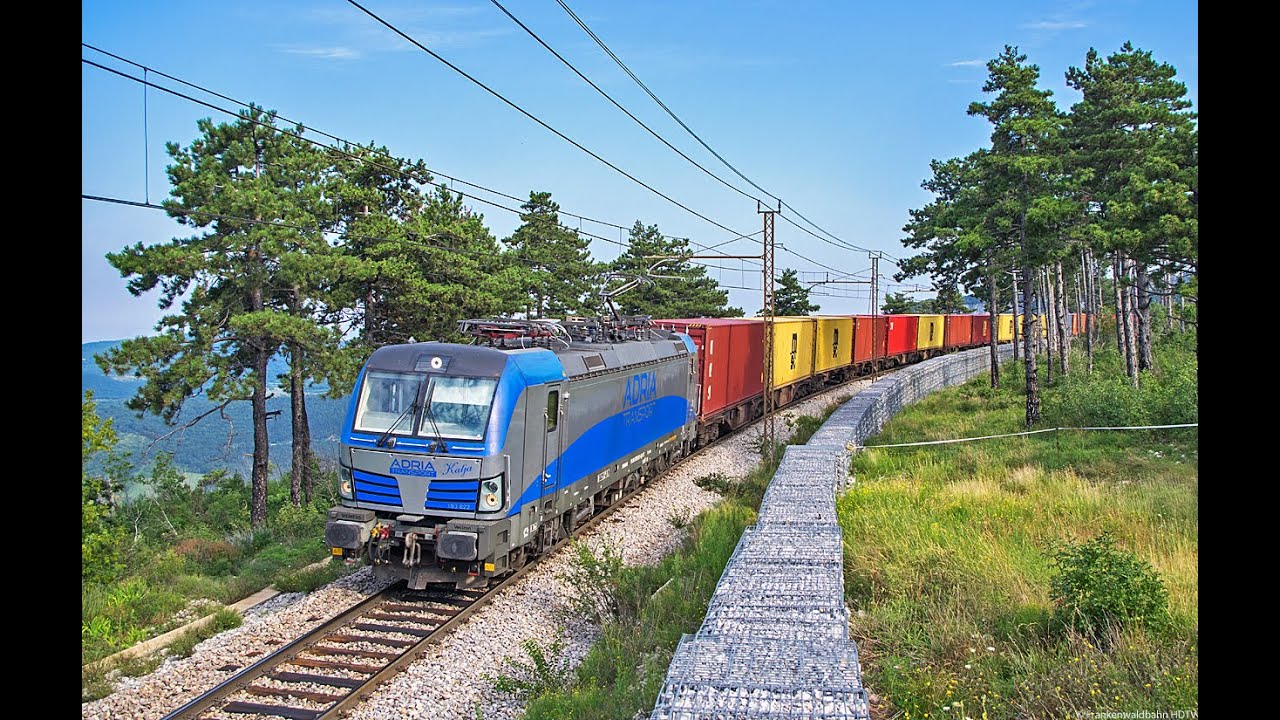 Faszination Slowenien / Slovenija - Schwere Güterzüge auf der Koperrampe - LTE / Adria, ÖBB, SŽ uvm.