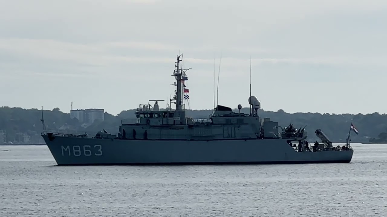 BALTOPS 2022 Прибытие 7 кораблей ВМФ на военно-морскую базу в...
