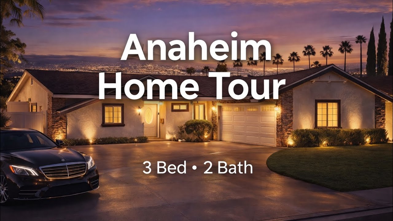 Anaheim Home Tour | 3 Bed 2 Bath Single-Story with Huge Backyard | FHA Options Explained