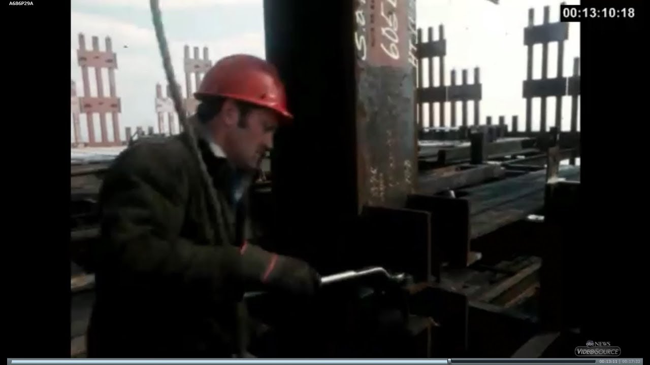 WTC South Tower Construction Shots - March 1971