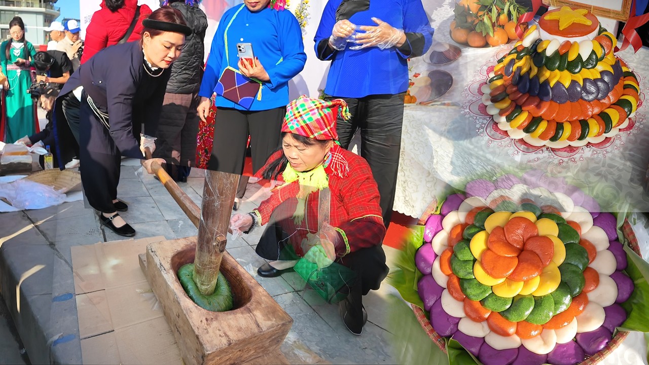 Cuộc Thi Giã Bánh Ngải Lớn Nhất Lễ Hội Đền Kỳ Cùng Lạng Sơn