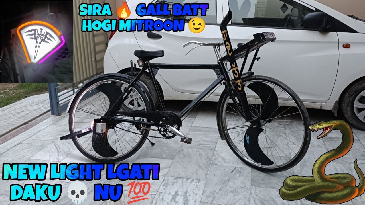 NEW LIGHT LGATI DAKU 💀 NU 💯 sira Gallbat Hogi 🤯#modificition #youtube 