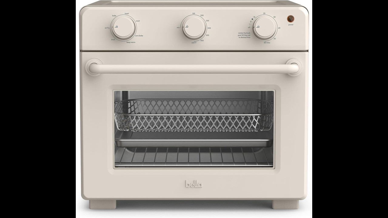 Review: Bella Air Fry Toaster Oven — 7 Preset Cooking Options!