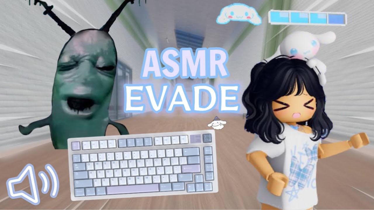 ˗ˏˋ ROBLOX Evade with keyboard asmr  ˎˊ˗ ♡
